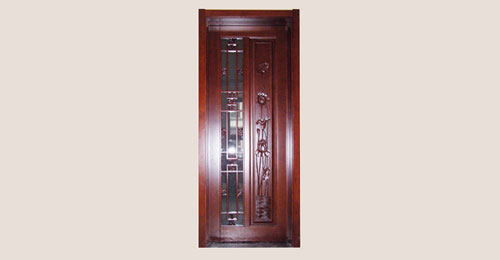 长安镇卧室门选红木门中式风格还是白色好