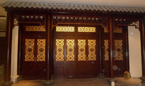 长安镇传统仿古门窗浮雕技术制作方法