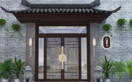 长安镇您是否了解不同形式的中式门头设计要点？